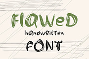Flawed handwritten font, a Handwritten Font by MixedArt (Thumbnail 1 of 5)