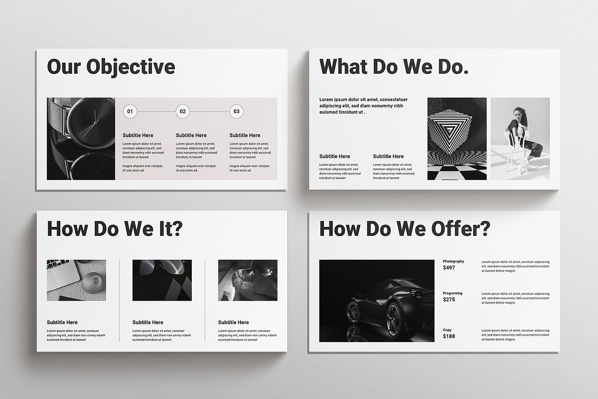 Agency Presentation Template, a Presentation Template by E-Type (Photo 3 of 5)