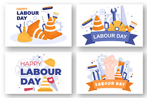 17 Happy Labor Day Illustration