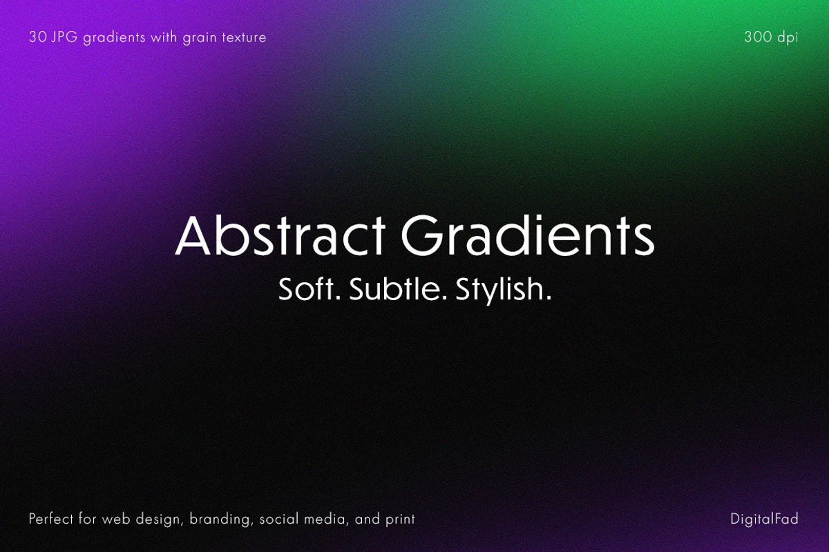 30 Abstract Gradients Set, a Background Graphic by DigitalFad (Photo 1 of 6)