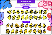 Outline ANGLE Brush Set, a Brush Add-On by Magnatype (Thumbnail 3 of 5)