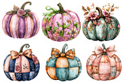 Whimsy Pumpkin Clipart, an Illustration by Designworld (Thumbnail 2 of 6)
