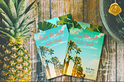 Save the Date Cards:: TROPICAL/RETRO, an Invitation Template by Ari Photography (Thumbnail 1 of 9)