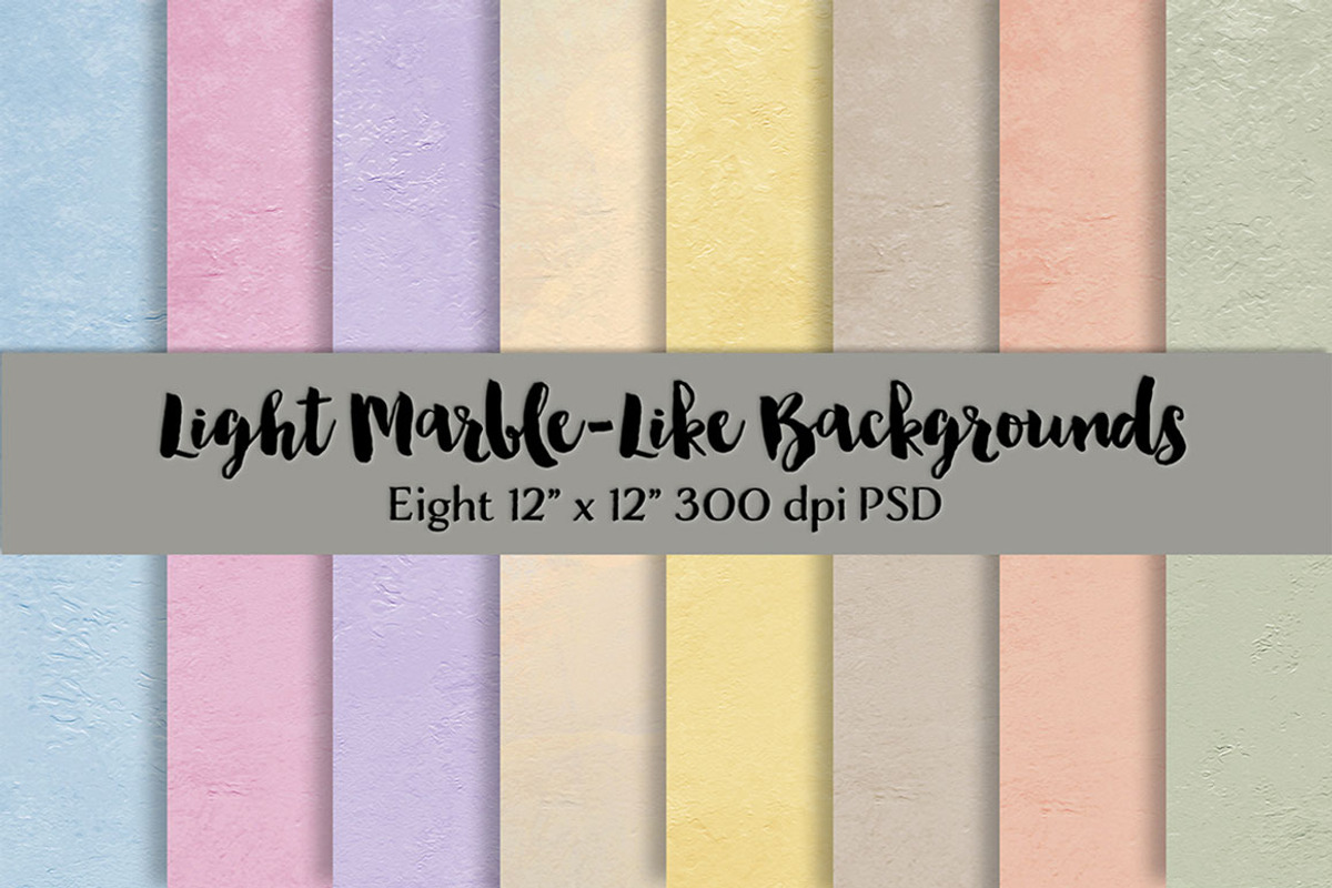 Light Marble-Like Backgrounds, a Texture Graphic by The Thrill of Design (Photo 1 of 6)