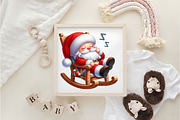 Sleeping Christmas Santa Clipart, a Work Illustration by Dream Creation (Thumbnail 5 of 6)