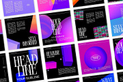 Instagram Social Media CANVA Cosmic, a Social Media Template by Vermeulen Design Studio (Thumbnail 4 of 5)