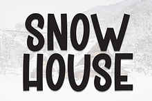 Snow House | Script Font
