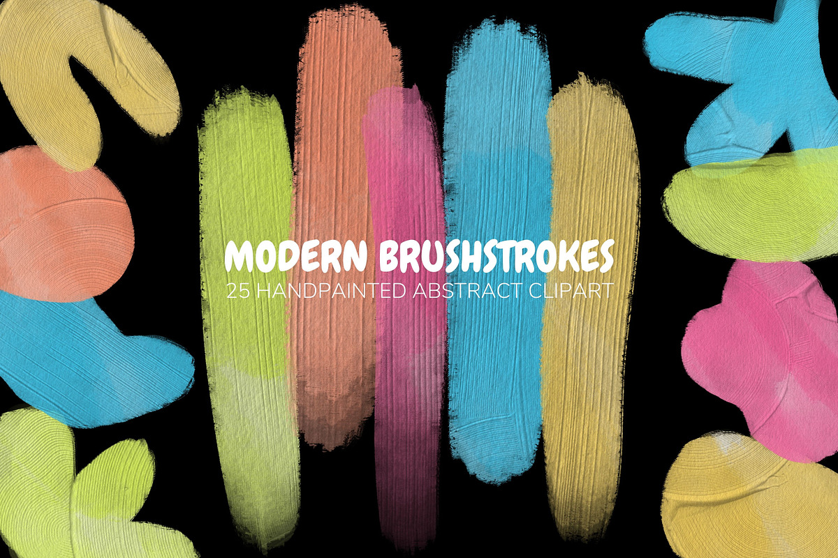 Neon Abstract Paint Clipart, an Illustration by Pixafied (Photo 4 of 4)