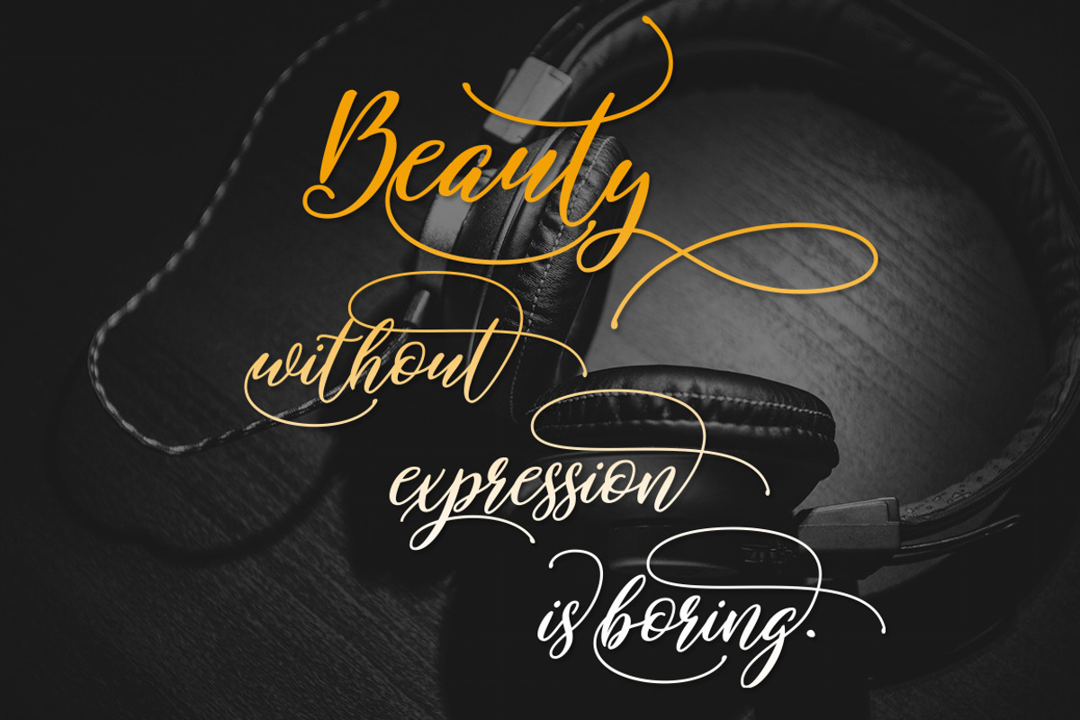 Shakeglow script, a Script Font by Alandya TypeFoundry (Photo 3 of 7)