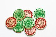 Coaster Round Label Mockup, a Mockup by resumetemplathttps://d3es (Thumbnail 2 of 5)