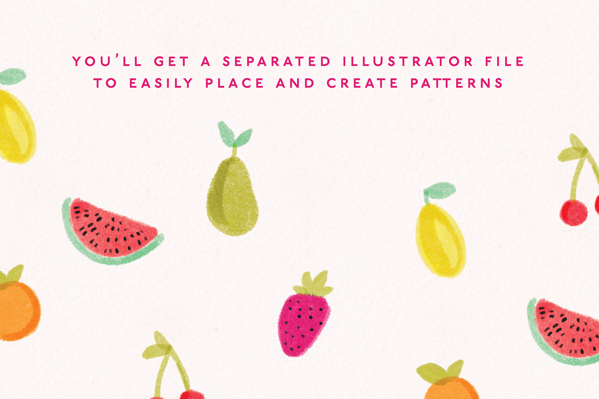 Sweet Watercolor Fruit Illustrations, a Graphic by Ashley DeMeyere (Photo 4 of 5)