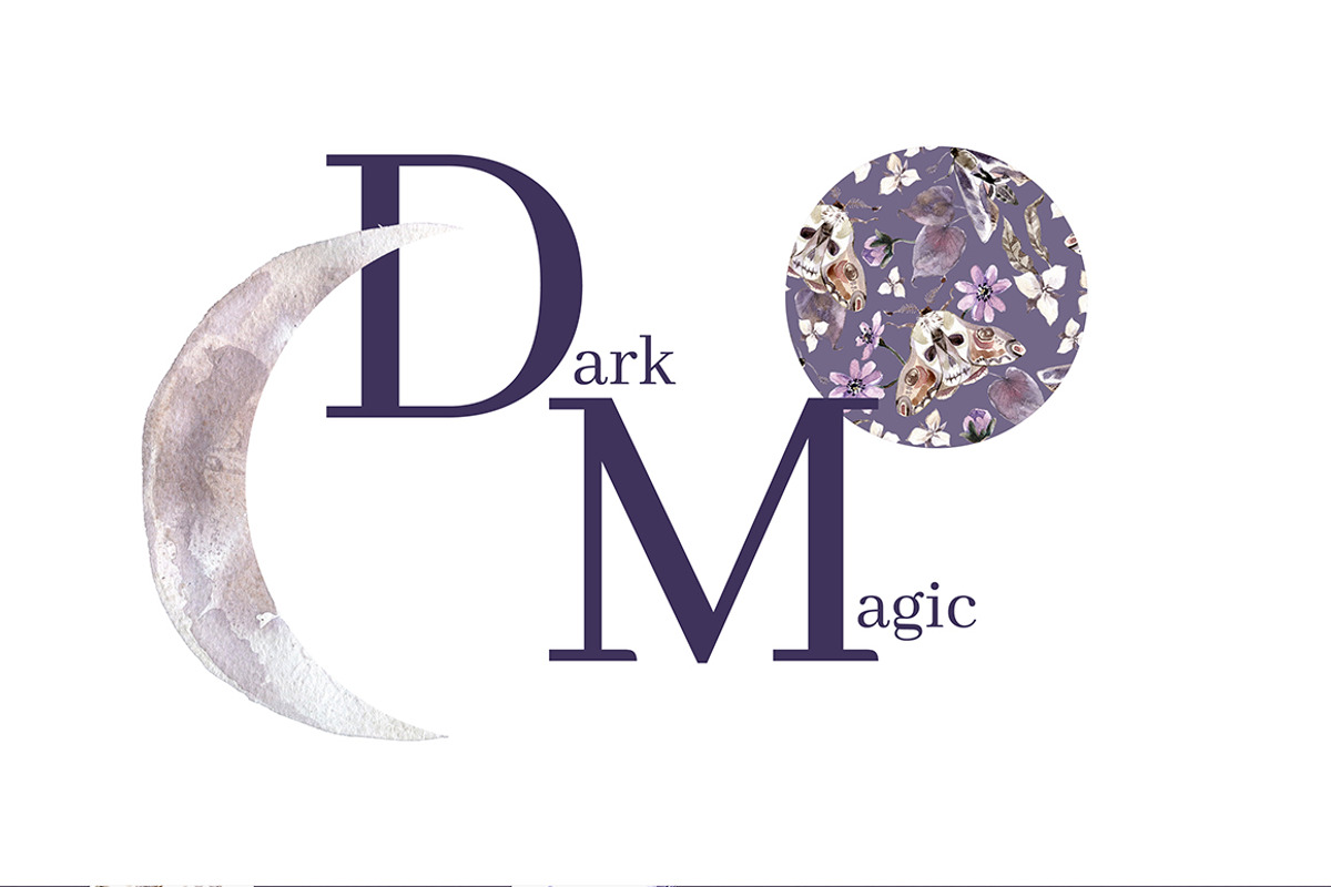 Dark Magic Pattern set, a Pattern Graphic by Dinkoobraz (Photo 4 of 9)