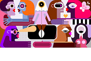 Large Group Of People, a Person Illustration by danjazzia (Thumbnail 2 of 3)