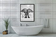 Funny and Cute Bathroom Art Bundle, an Animal Photo by PrintablesByFranklyn (Thumbnail 5 of 10)