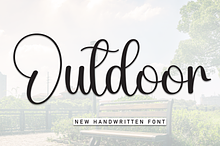 Outdoor | Script Font