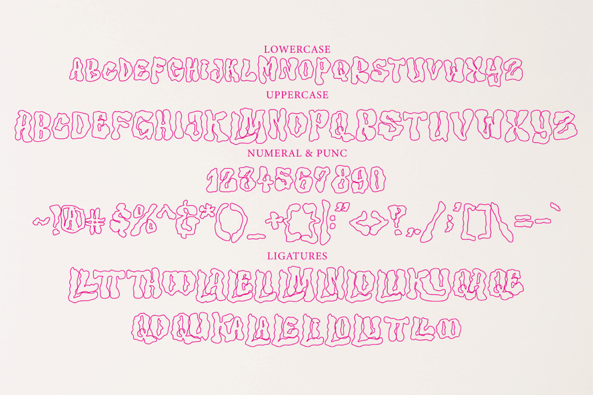 Semulla - Trippy Liquid Font, a Handwritten Font by tebaltipislab (Photo 9 of 10)