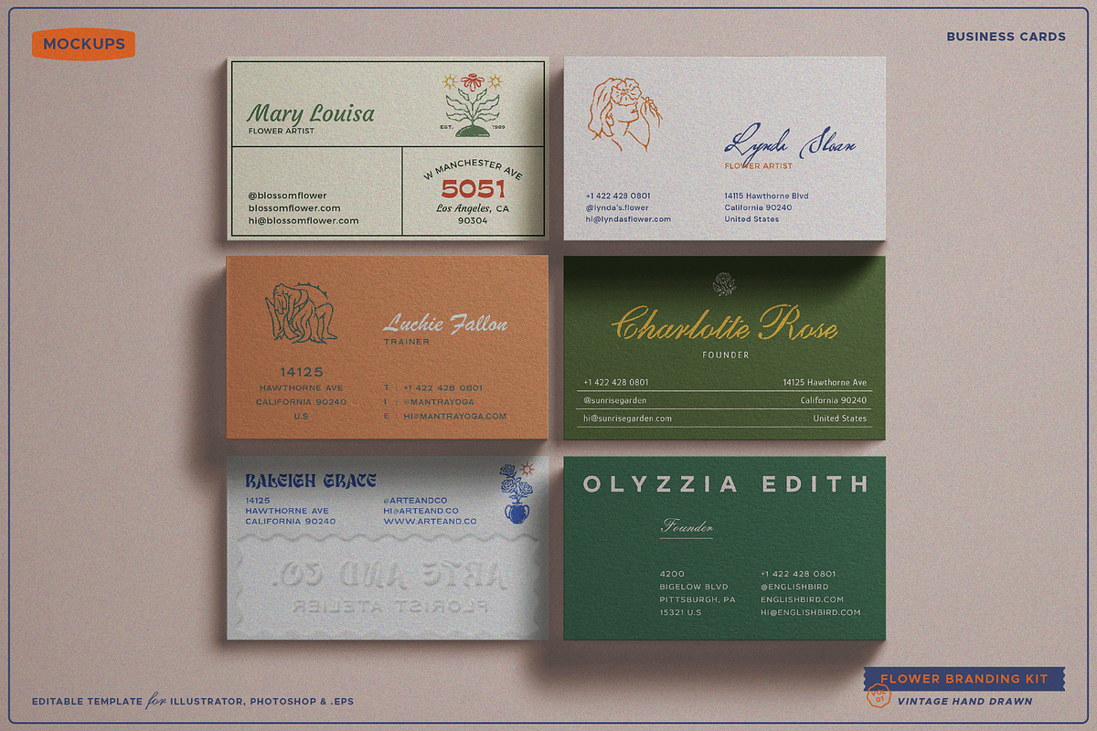 Flower Branding Kit, a Branding & Logo Template by Refolve Design (Photo 22 of 26)