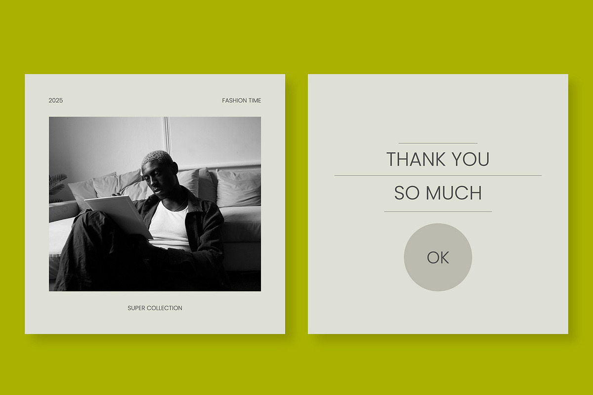 Fashion Social Media Post Design, an UI Kit Template by ContestDesign (Photo 7 of 7)