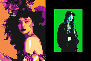 Pop Art Poster Photo Effect