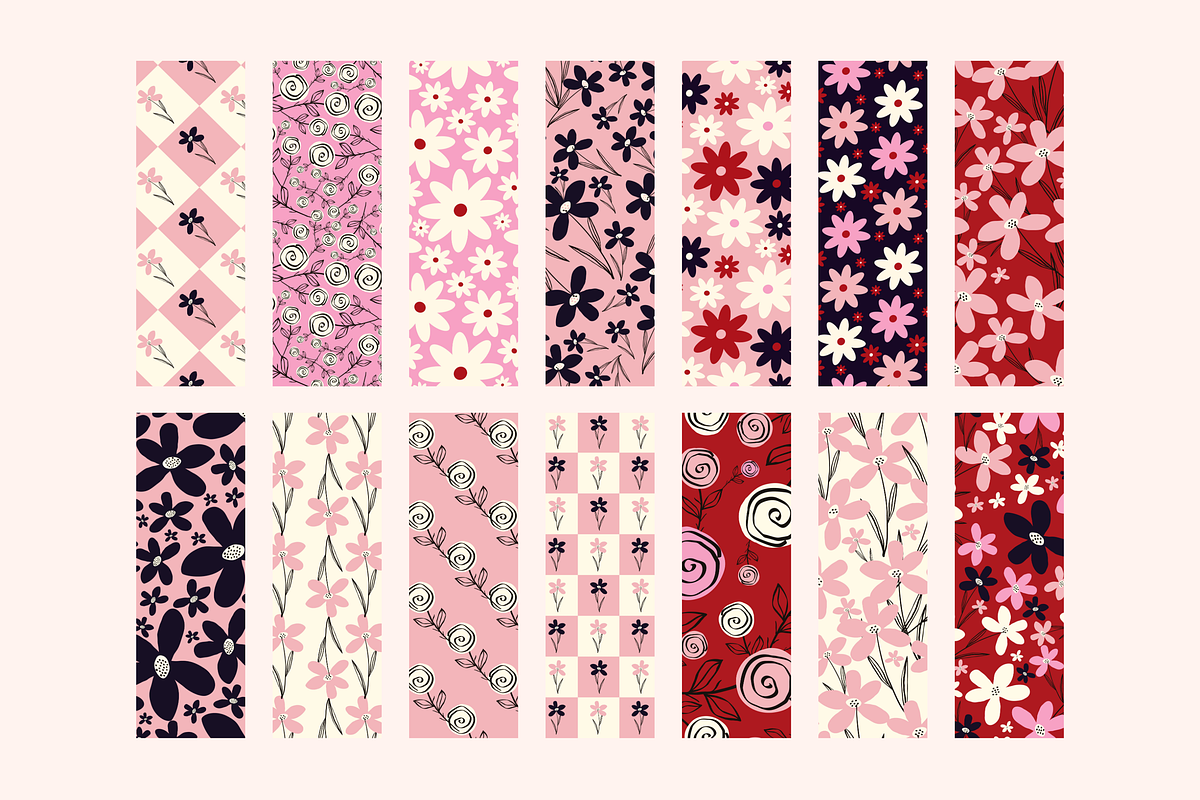 Floral Bookmark printable, a Card Template by Art's and patterns (Photo 3 of 3)