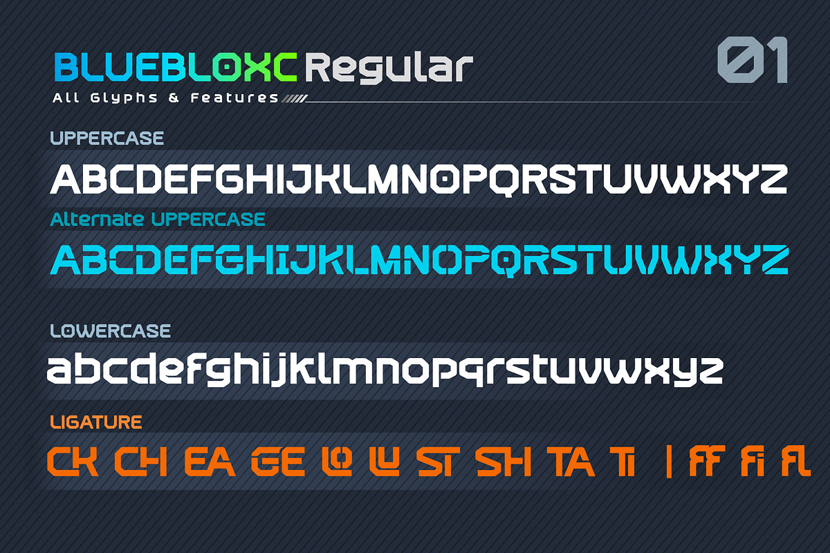 Blue Bloxc, a Sans Serif Font by BBtypeStudios (Photo 12 of 17)