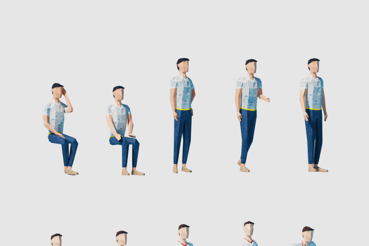 Spring People, a Characters & Person 3D Model by Studio Ochi (Photo 10 of 12)