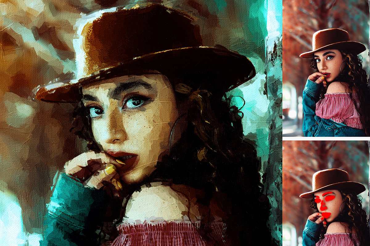 Canvas Oil Painting, an Action Add-On by MRI STUDIO (Photo 7 of 16)