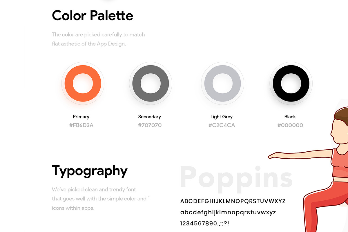 Smile Yoga UI Kit, an UI Kit Template by SyalUIUX (Photo 3 of 11)
