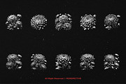 10 Bundle Dark Art Chrysan Flower, an Illustration by Morspective (Thumbnail 6 of 7)