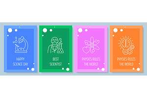 Celebrate world science day postcard, a Card Template by IMG Visuals