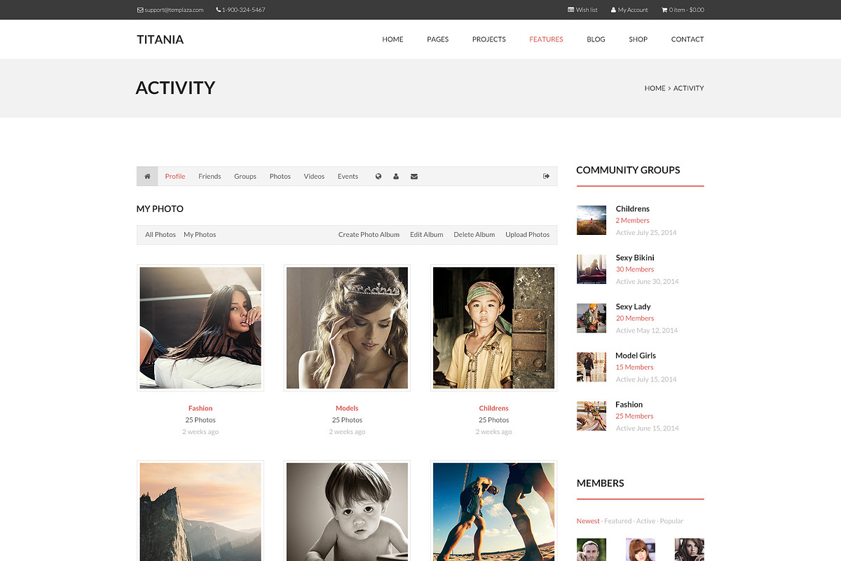 Titania - Multipurpose PSD Template, a Websites & App Template by TemPlaza (Photo 48 of 53)