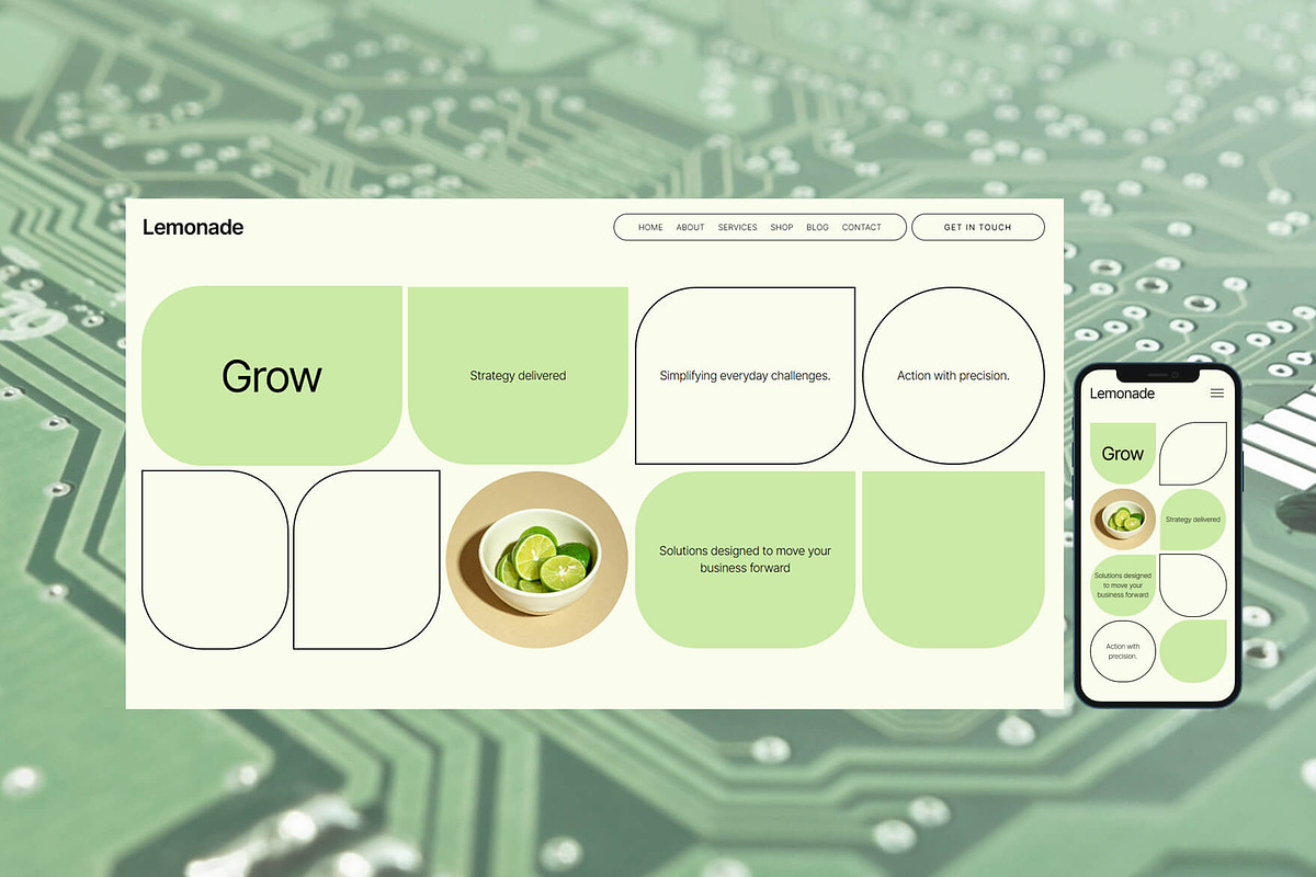 Lemonade - Squarespace Template preview 4