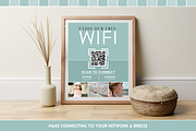 WiFi QR Code Sign - Green, a Marketing Template by SunshineStudioBoutique (Thumbnail 9 of 10)