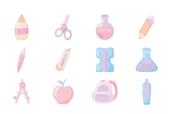 School Supplies Set preview 2