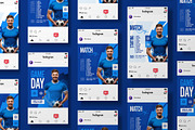 Soccer Social Media Posts Templates, a Social Media Template by iHemalaya (Thumbnail 3 of 3)
