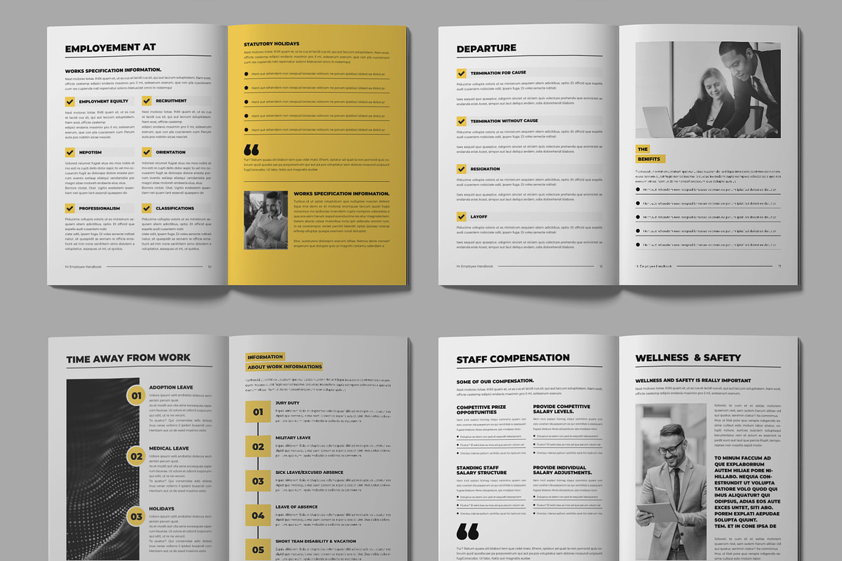 HR Employee Handbook Template