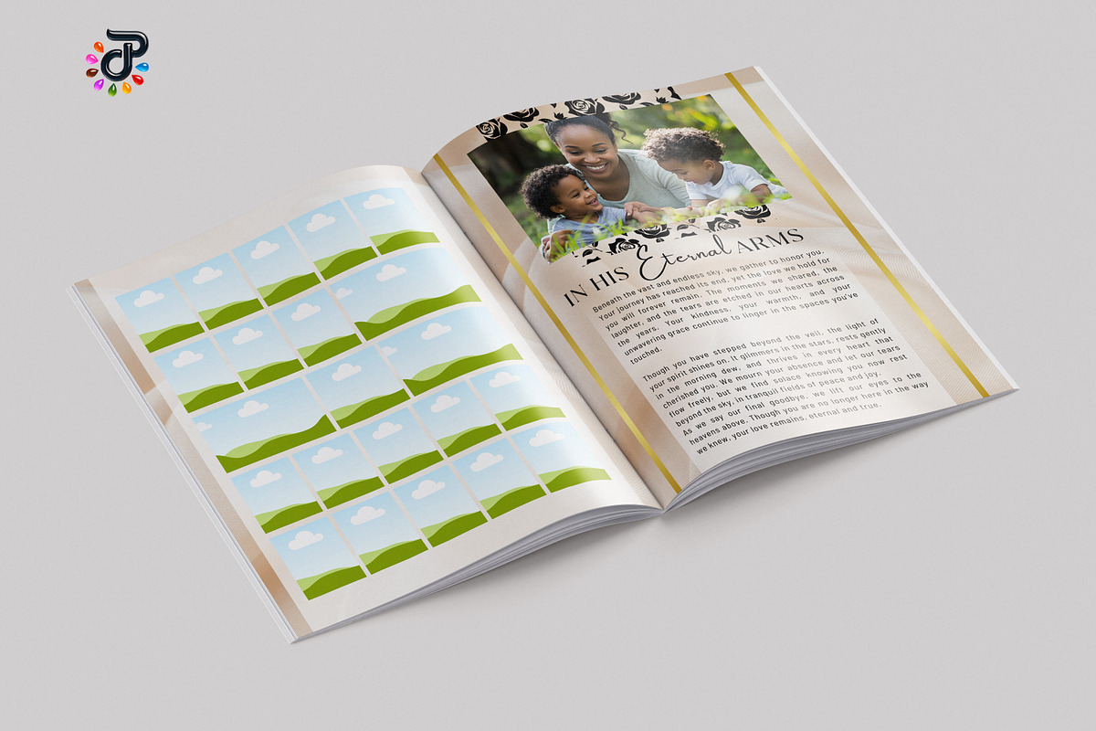 Elegant Canva Obituary Template, a Flyer Template by Protech Design ENT (Photo 8 of 9)