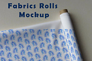 Fabrics Rolls Mockup, a Packaging Mockup by EshaStudio (Thumbnail 1 of 4)