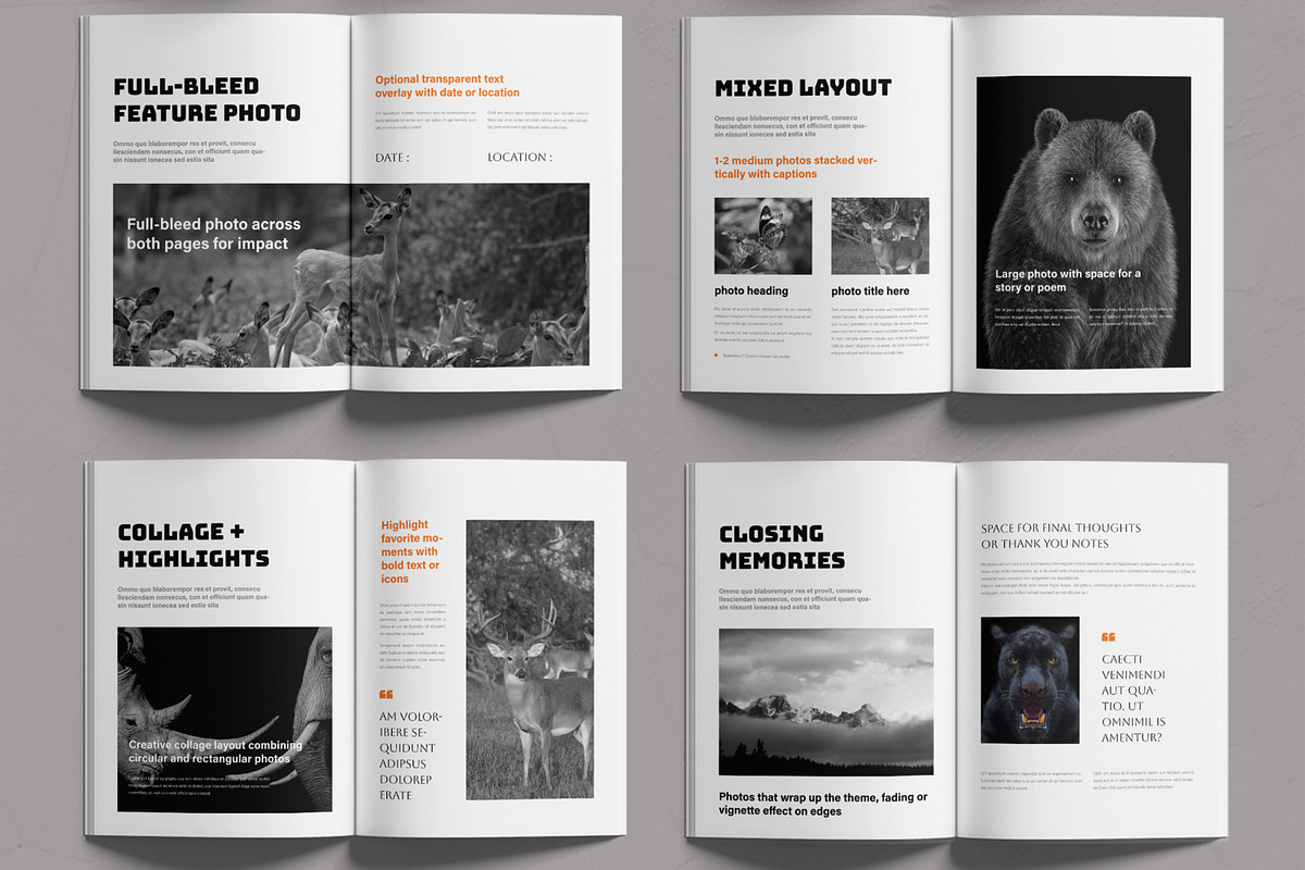 Modern Photography Album Design, a Brochure Template by MightyDesign (Photo 3 of 6)