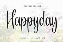 Happyday | Script Font