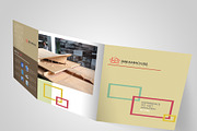 Square Trifold Mockup, a Print Template by BoriesBechker (Thumbnail 9 of 9)