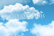 30 Cloud Photoshop Brushes, a Brush Add-On by Uplift Actions (Thumbnail 1 of 5)