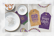 Hand Drawn Mardi Gras Images, a Seasonal Illustration by H&C Drawings & Designs (Thumbnail 6 of 15)