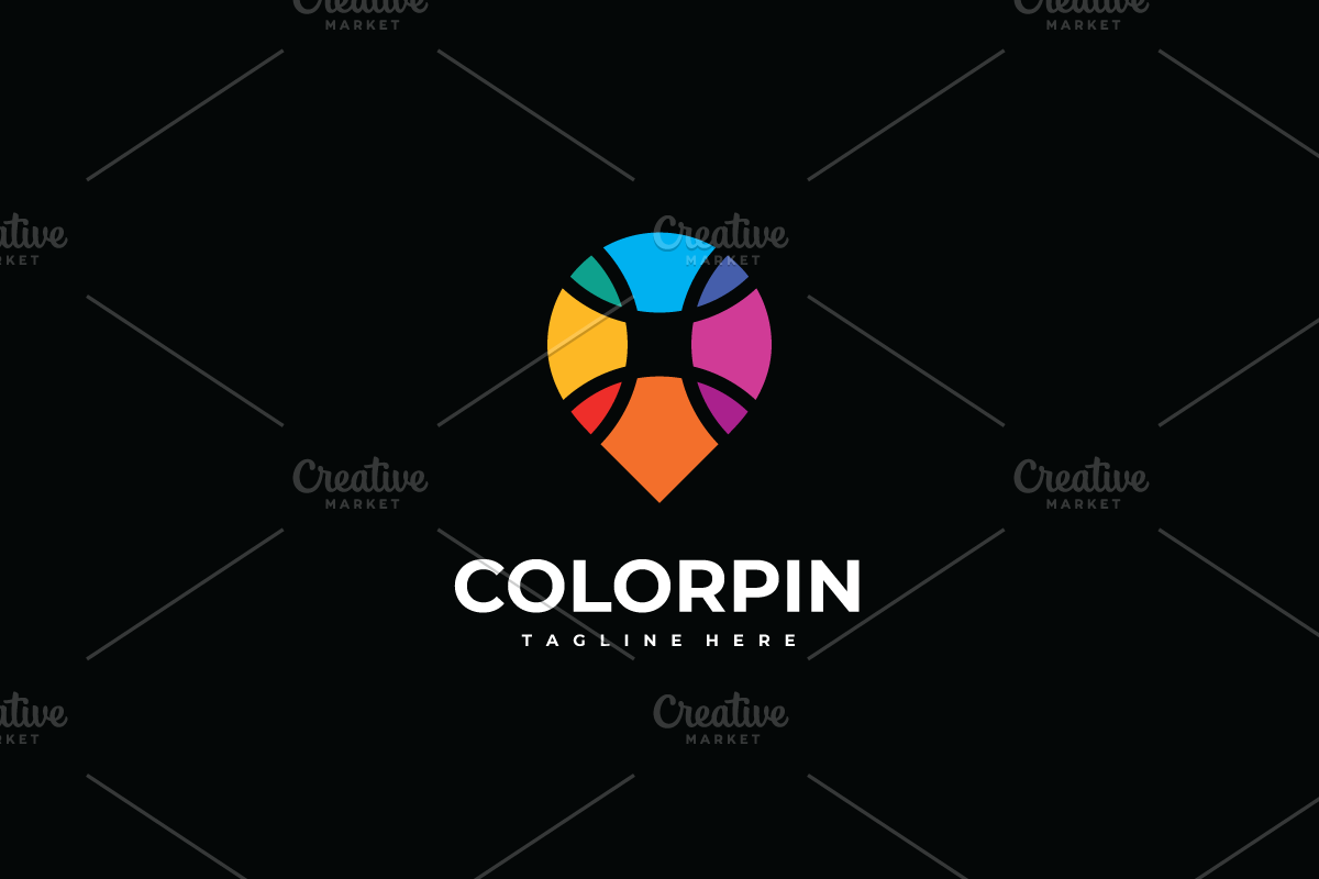 Colorful Location Pinpoint Logo, a Branding & Logo Template by yopie (Photo 2 of 3)