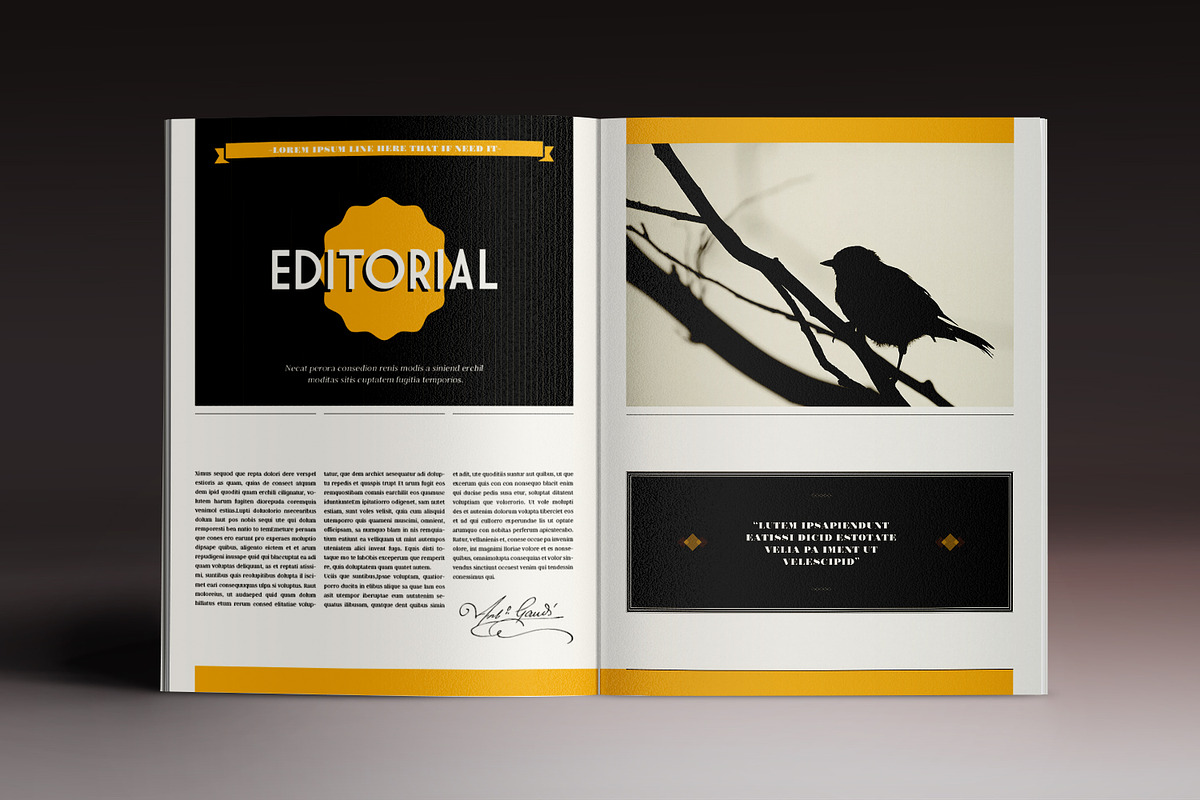 Le Journal Magazine, a Magazine Template by Luuqas Design (Photo 3 of 11)