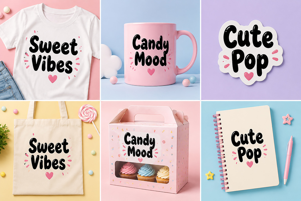 Cotton Candy, a Slab Serif Font by Wow Magic (Photo 4 of 4)