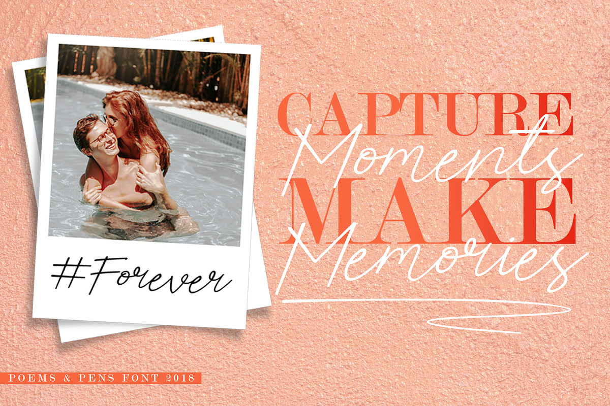 Poems & Pens Script Font preview 2