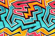Graffiti vector patterns pack, a Pattern Graphic by Gudiny (Thumbnail 12 of 13)