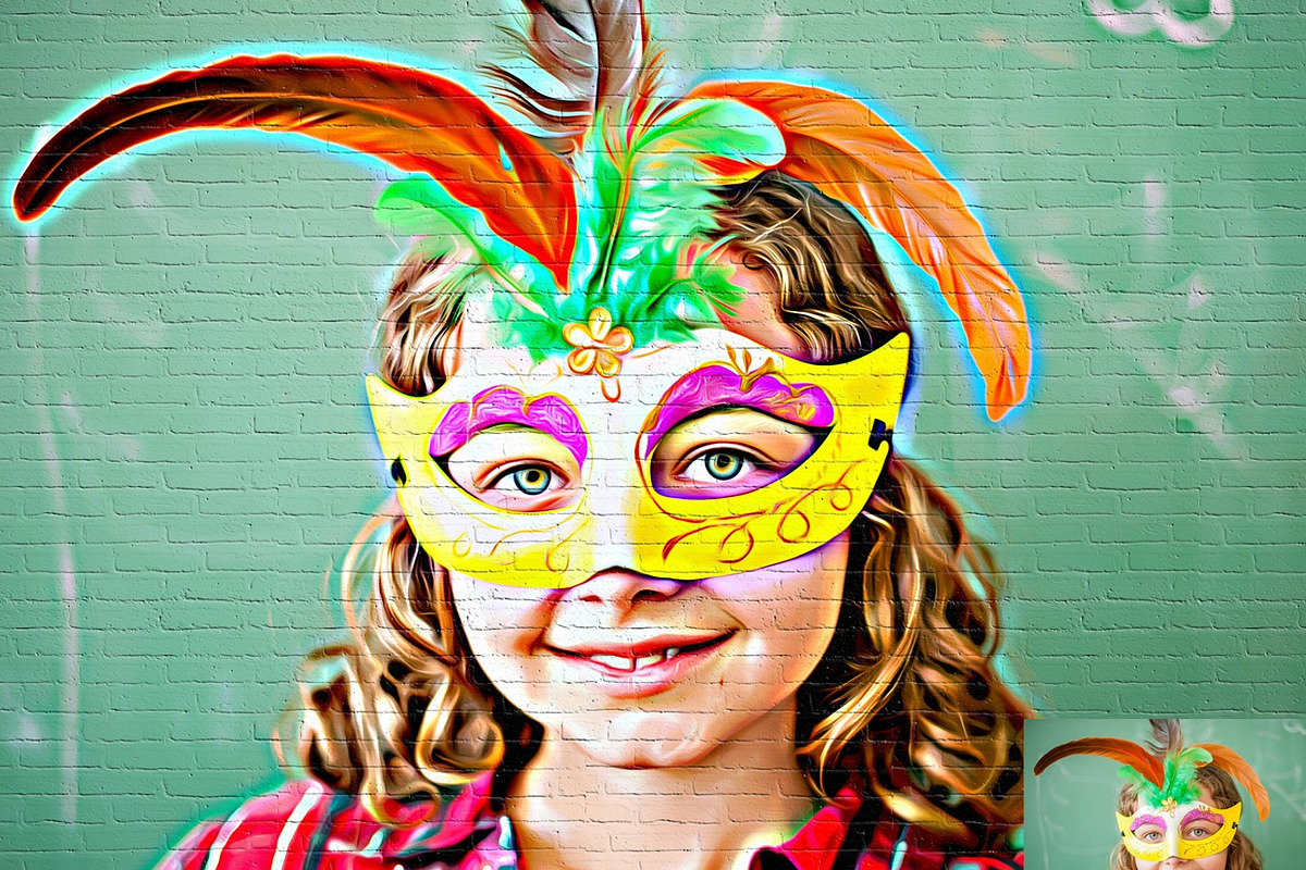 Graffiti Art Photoshop Action, an Action Add-On by MRI STUDIO (Photo 2 of 12)