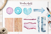 Winter. Watercolor collection., a Decorative Illustration by AlexGreenArt (Thumbnail 8 of 11)